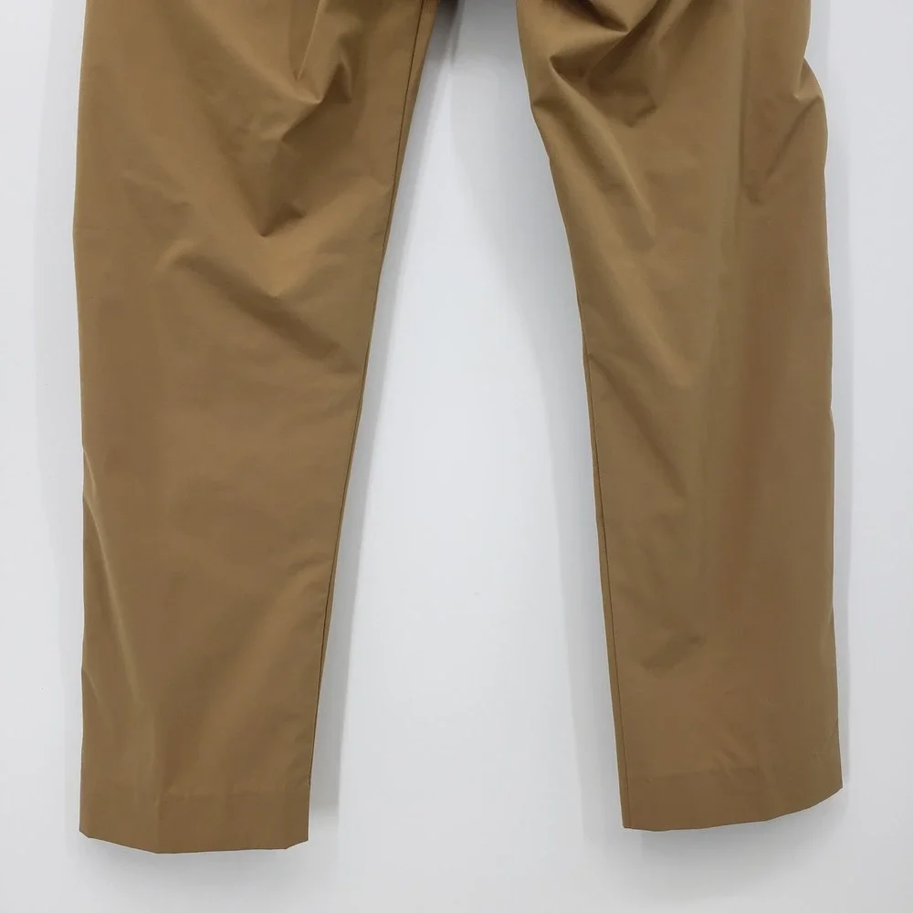 J. Crew Thompson Flex Pants Mens 33x30 Tan Khaki Tapered Chino Trousers Preppy